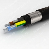 Cablu din aluminiu, armat, cu izolatie si manta din PVC  - ACYABY-F 4x6