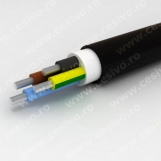 Cablu din aluminiu, nearmat, cu izolatie si manta din PVC - ACYY-F (NAYY-O,-J)  4x25